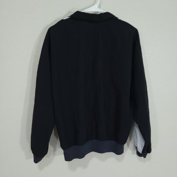 Vintage 80s Top Teddi Sport Womens 10 Black White Blouson Retro Floral D… - Picture 2 of 11